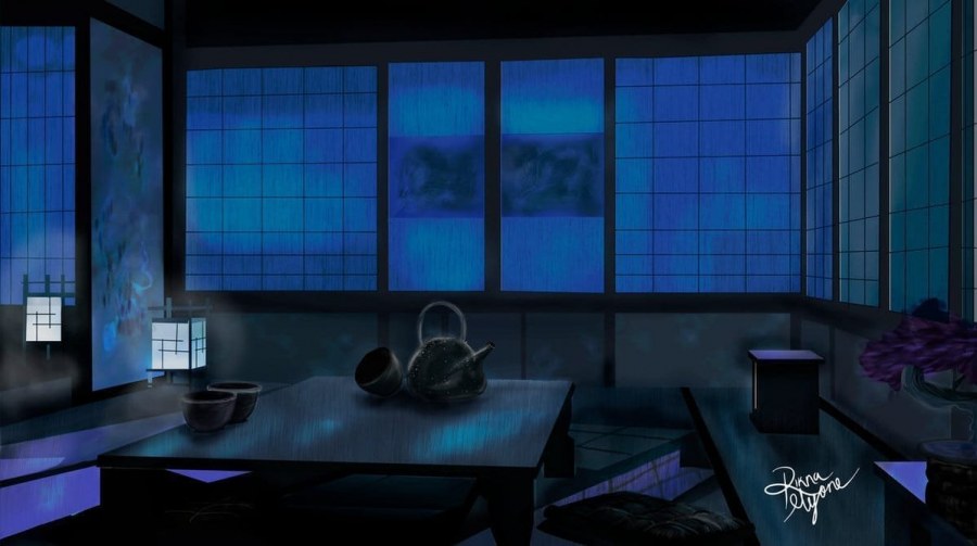 Панорамные окна в зале