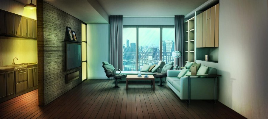 Гостинныя в аниме стиле