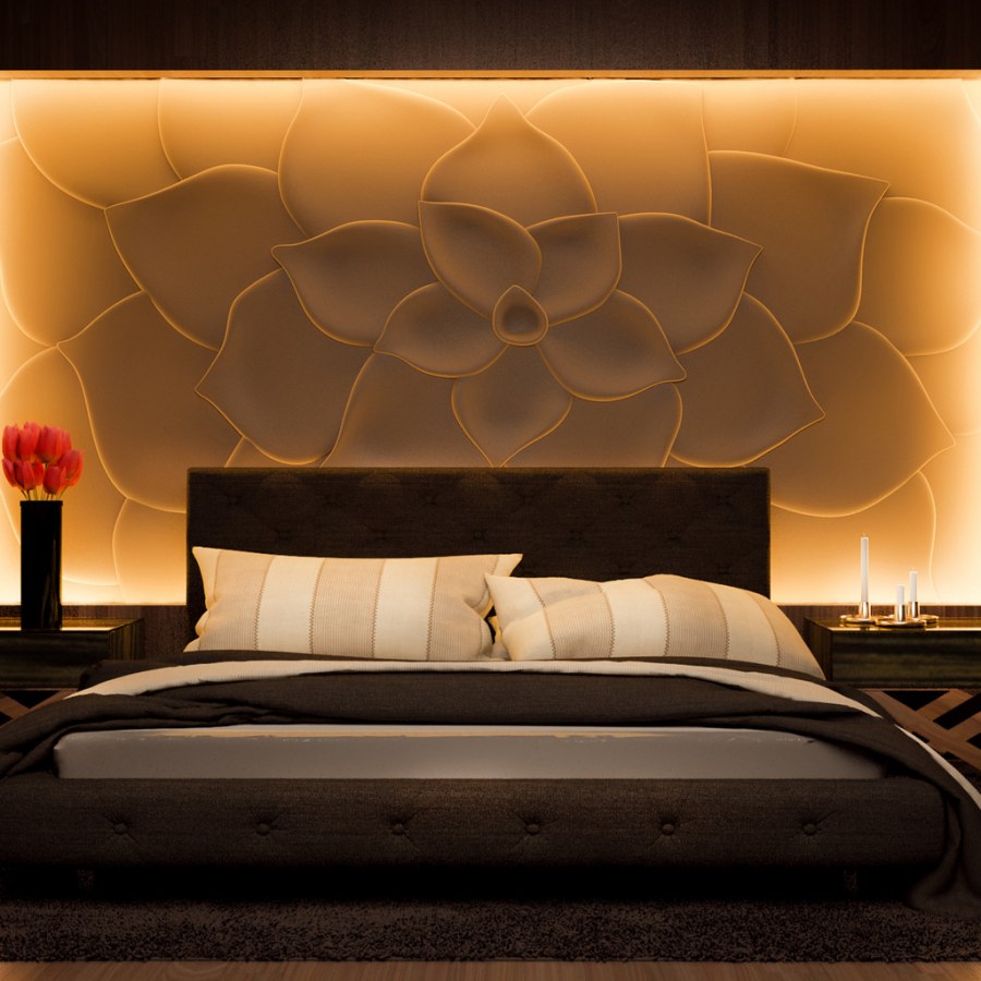 Панели на стену декоративные в спальню