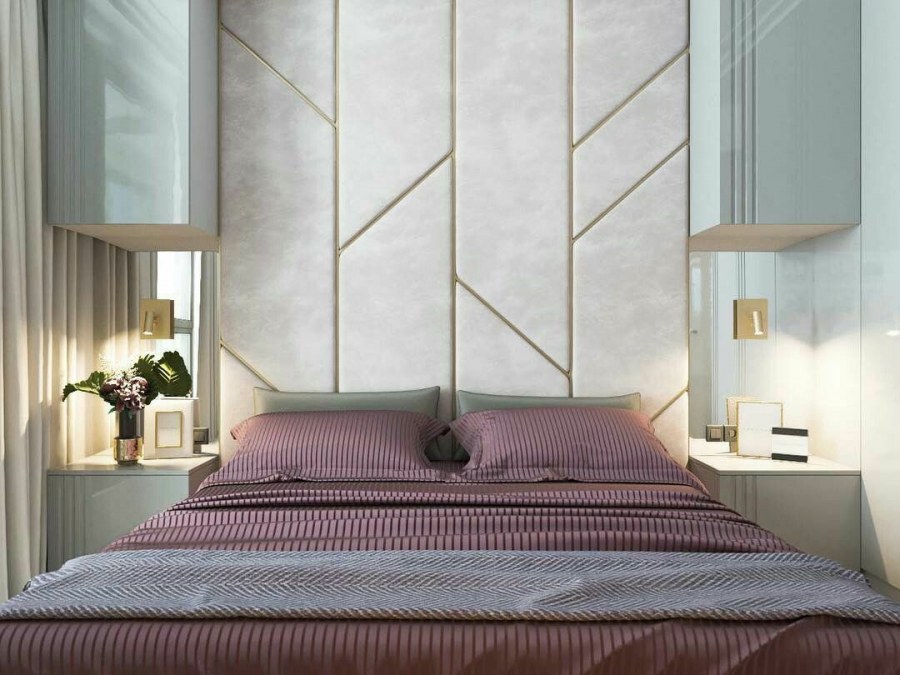 Мягкие стеновые панели для спальни