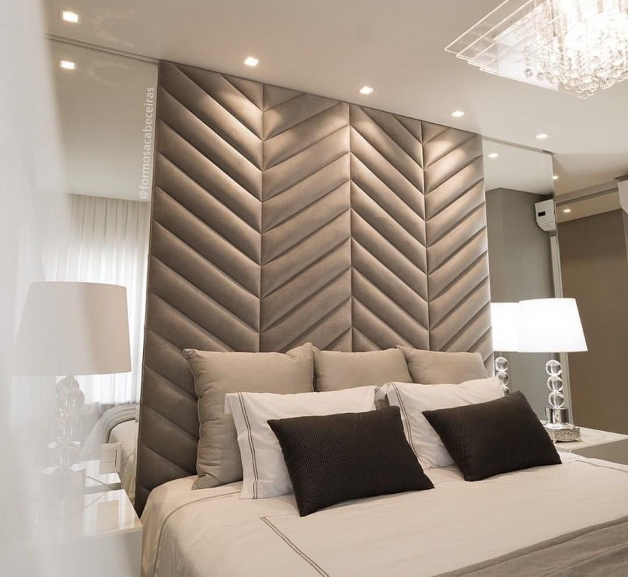 Мягкие стеновые панели для спальни