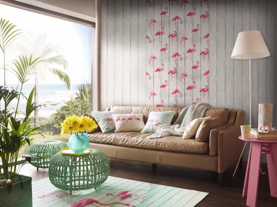 Розовый цвет в интерьере