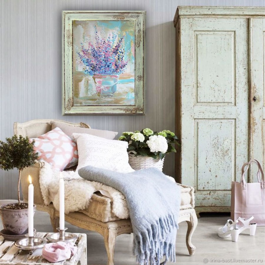 Декор стен в стиле Прованс