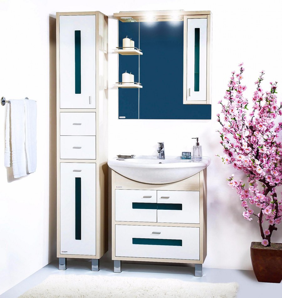 Зеркало-шкаф Бриклаер Бали 75