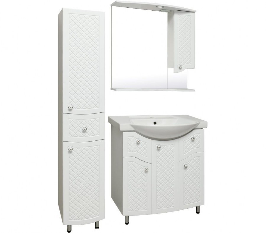 Зеркало-шкаф Runo Милано 75