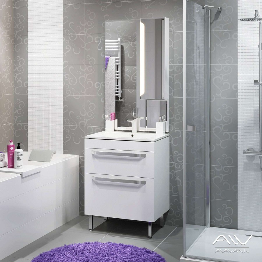 Praga 65-01 тумба + раковина Оскар 65 (Alavann)