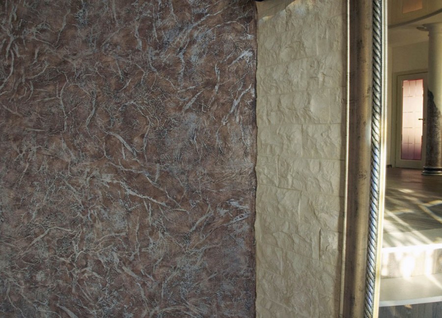 Фактурная штукатурка для внутренней отделки