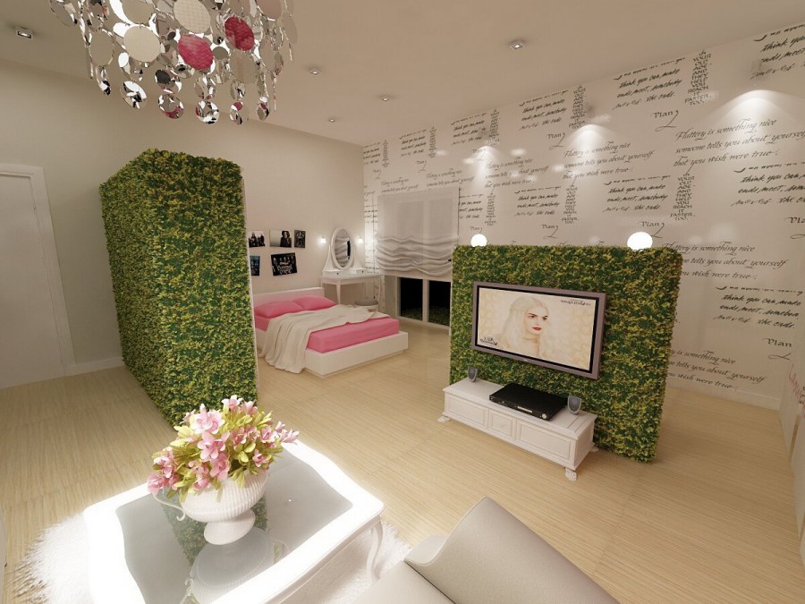 Искусственная трава в интерьере