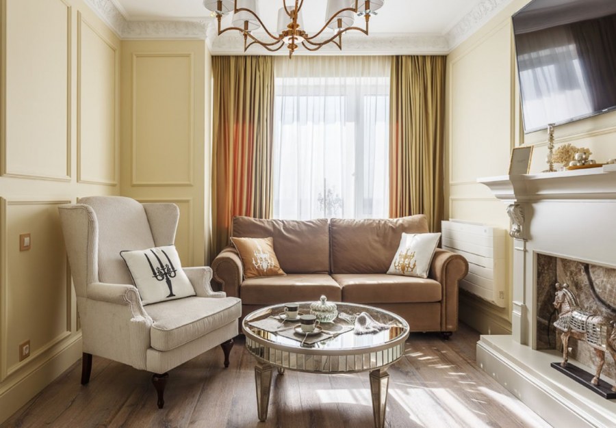 Спальня в современном классическом стиле