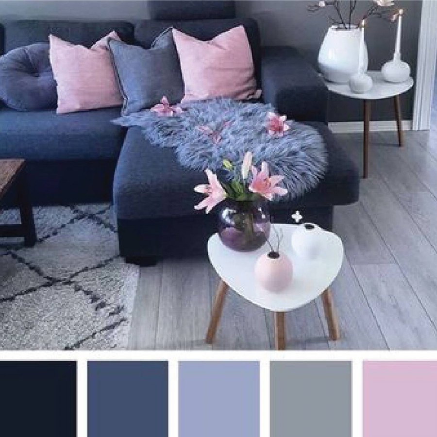 Сочетание цветов в интерьере