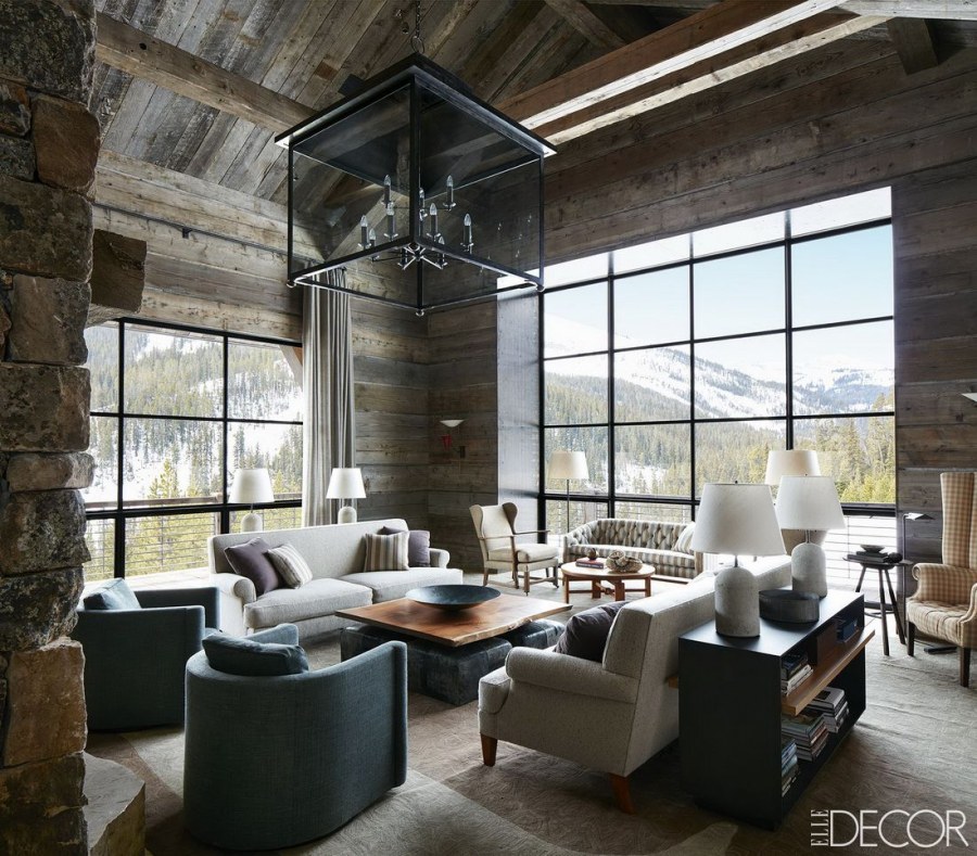 Кабинет в стиле Шале