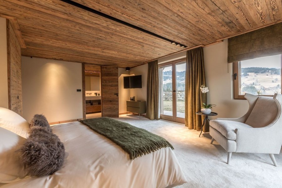 Интерьер Шале в светлых тонах