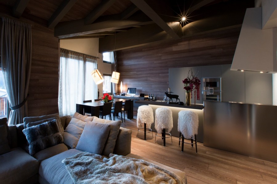 Шале стиль в интерьере Швейцария