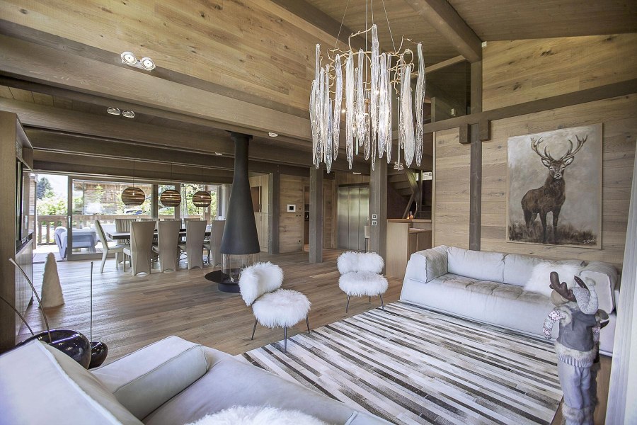 Стиль Шале в светлых тонах