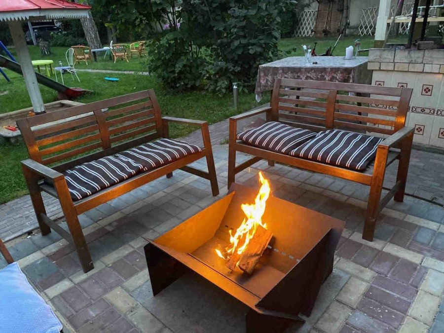 Костровая чаша разборная