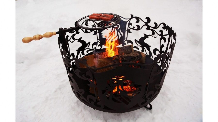 Костровая чаша-мангал МД керамика