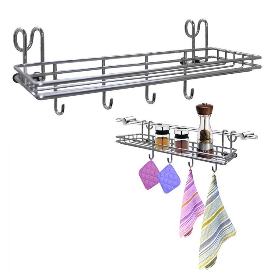 Полка навесная на рейлинг 24,5*15,5см an52-127