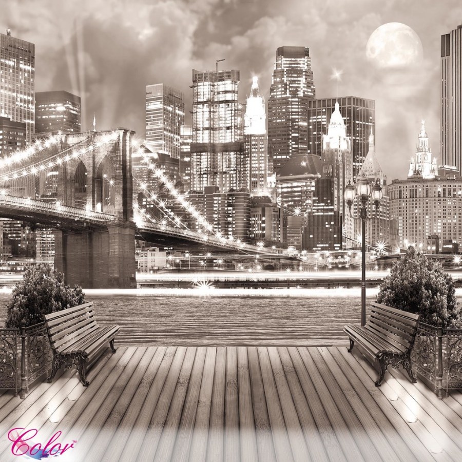 Фотообои город