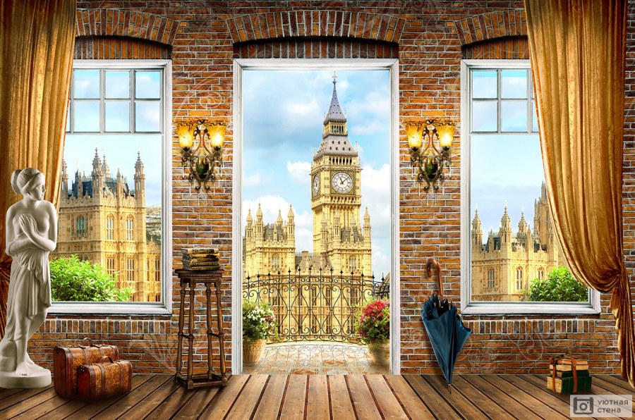 Фотообои фреска Биг Бен