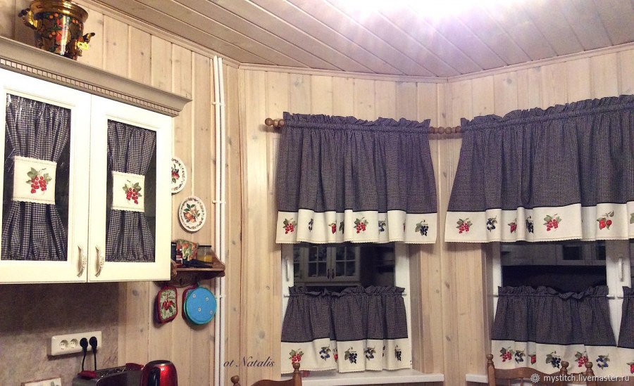 Шторки кафе на кухню