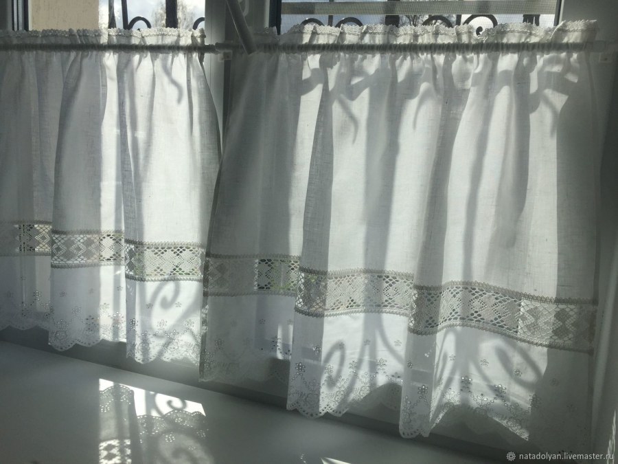 Шторы-кафе для кухни