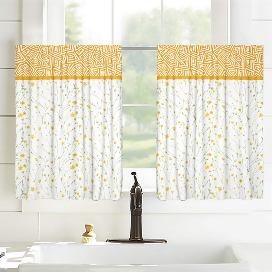 Занавески на половину окна