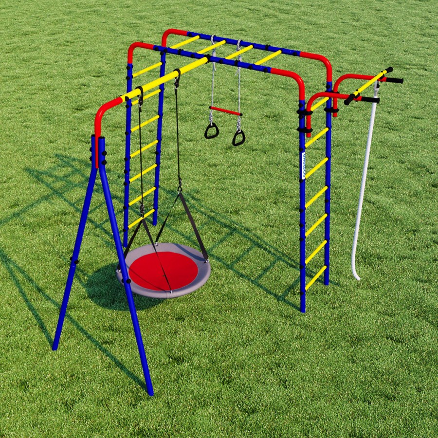 Дачный комплекс romana весёлая лужайка-2 + гнездо качели r 103.25.04