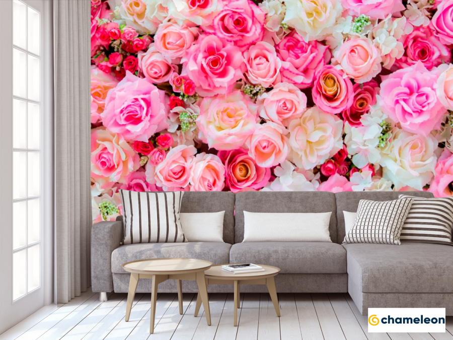Фотообои розовые розы