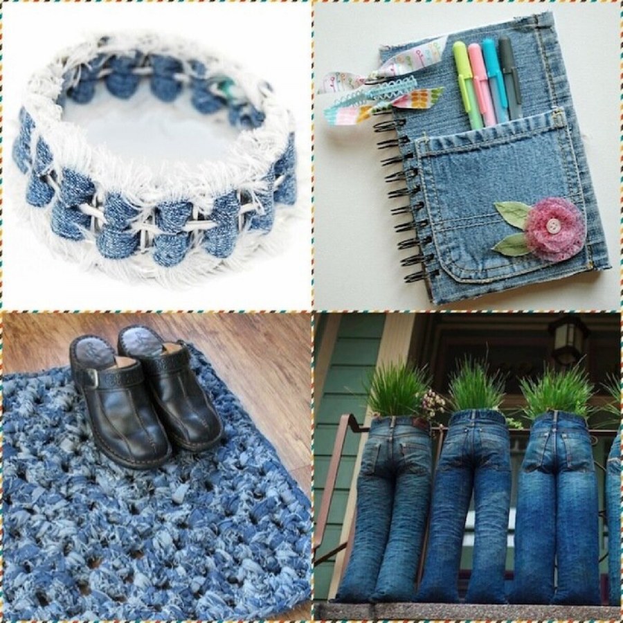 Рукоделие из джинсовой ткани