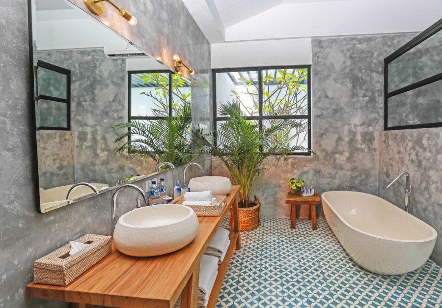 Ванная комната в балийском стиле