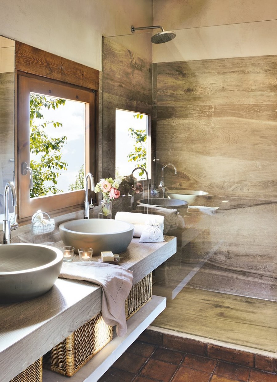 Ванная комната в балийском стиле