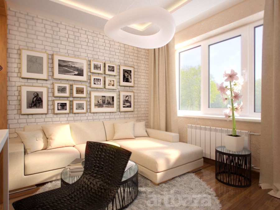 Небольшие гостиные интерьер