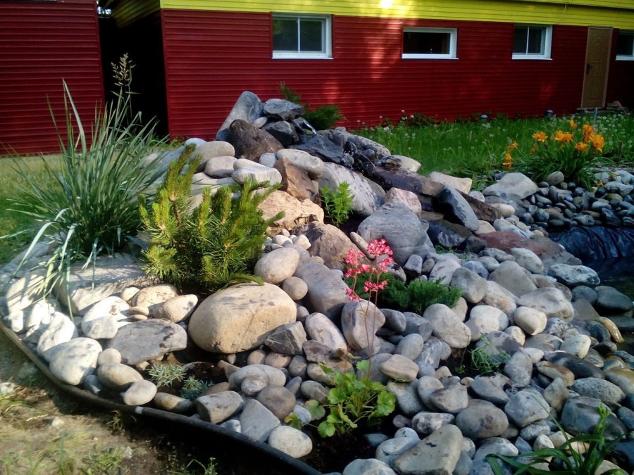 Альпийские горки из камней