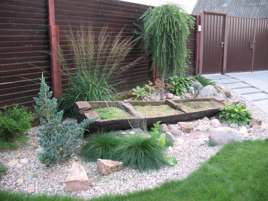 Рокарий с ивой