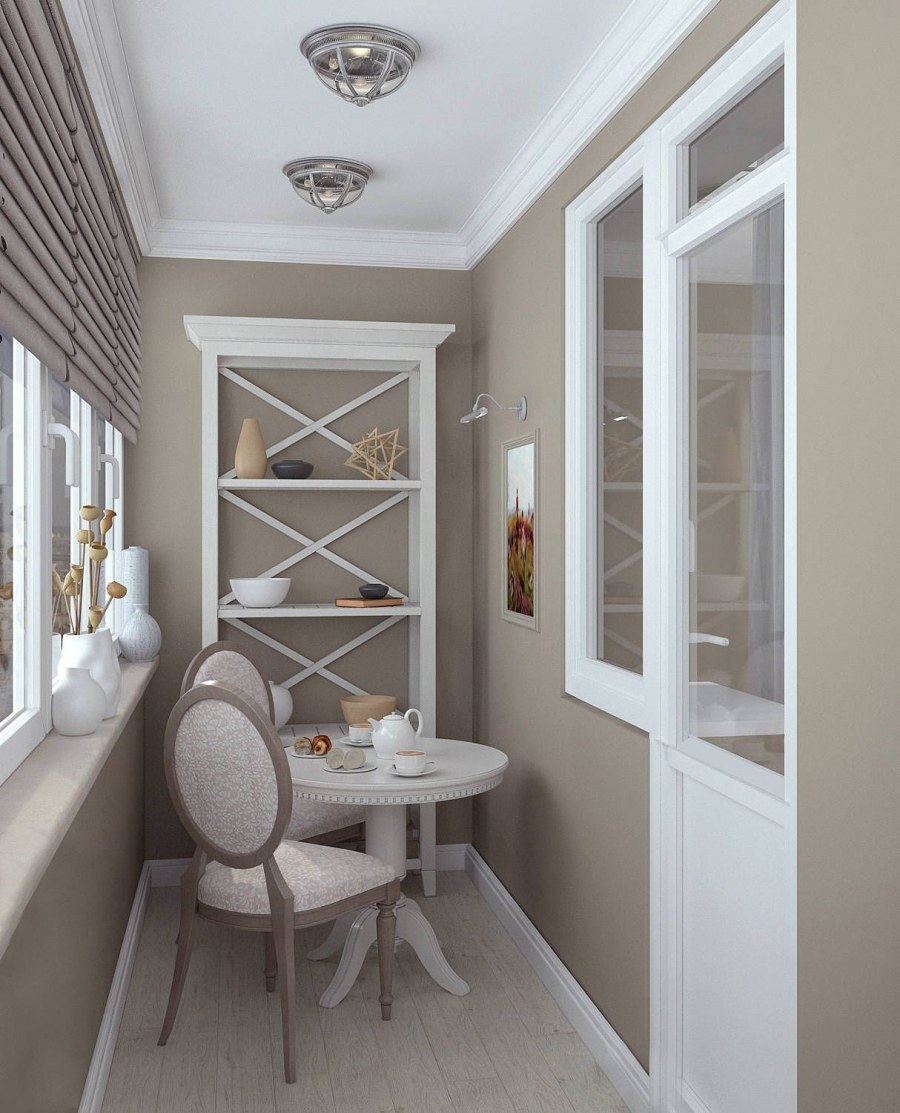 Интерьер лоджии