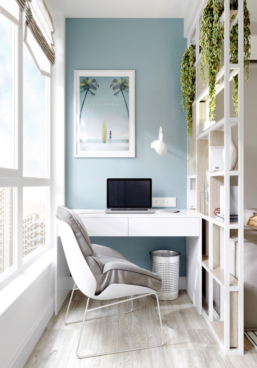 Современная отделка балкона