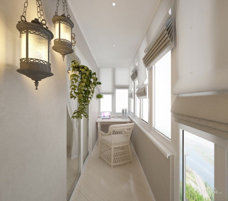 Интерьер лоджии