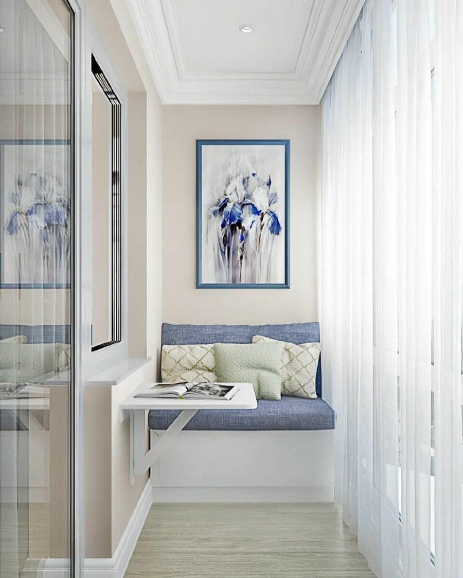 Отделка балкона керамогранитом