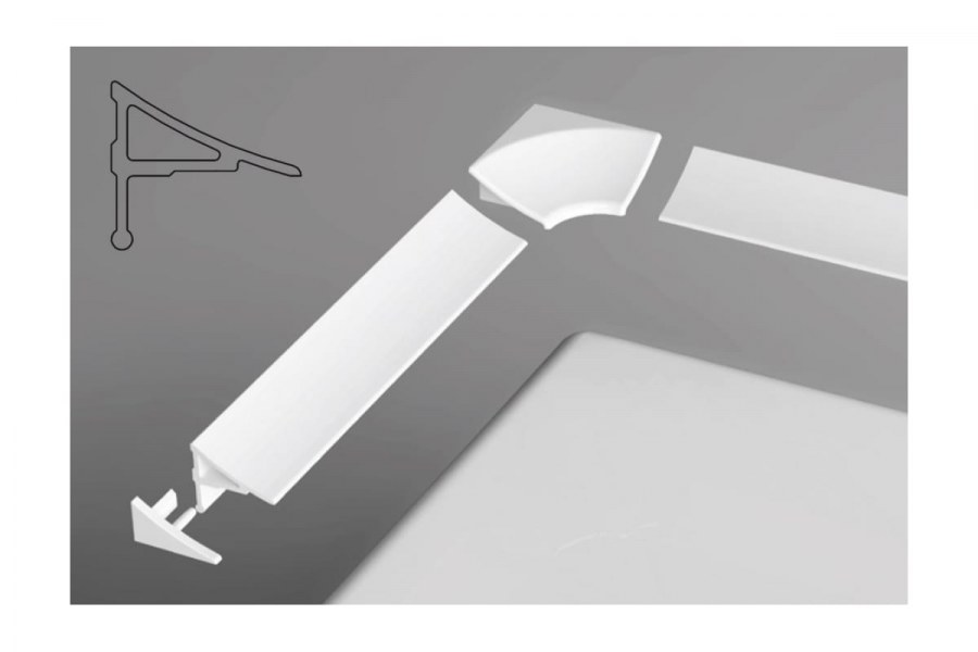 Декоративная планка Ravak 11 2000 xb462000001 белая