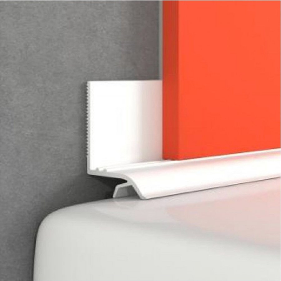 Бордюр на плитку для ванны 23мм 1.85м Грейс нп35