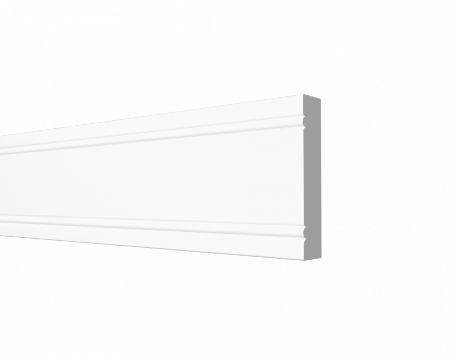 Гладкотянутый плинтус пт 14