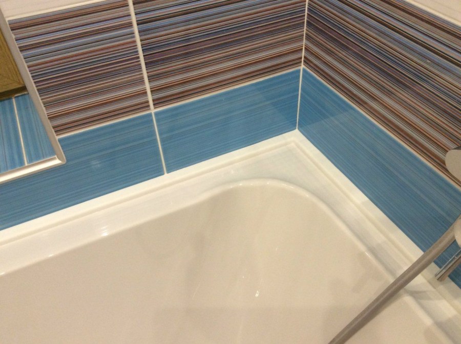 Плинтус бордюр для ванной Доминго