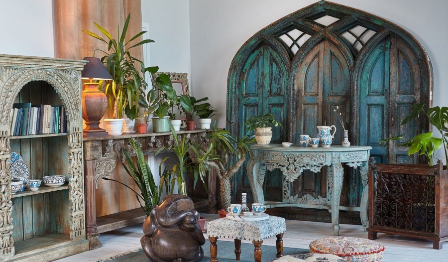 Индийский колониальный стиль в интерьере