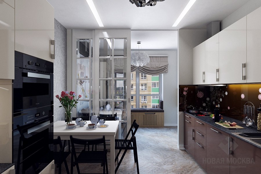 Интерьер квартиры ЖК Новоясеневский