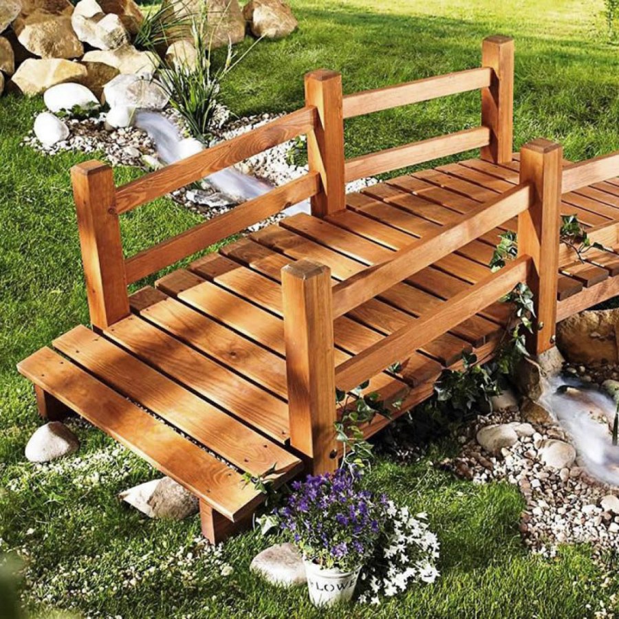 Мостик декоративный для дачи