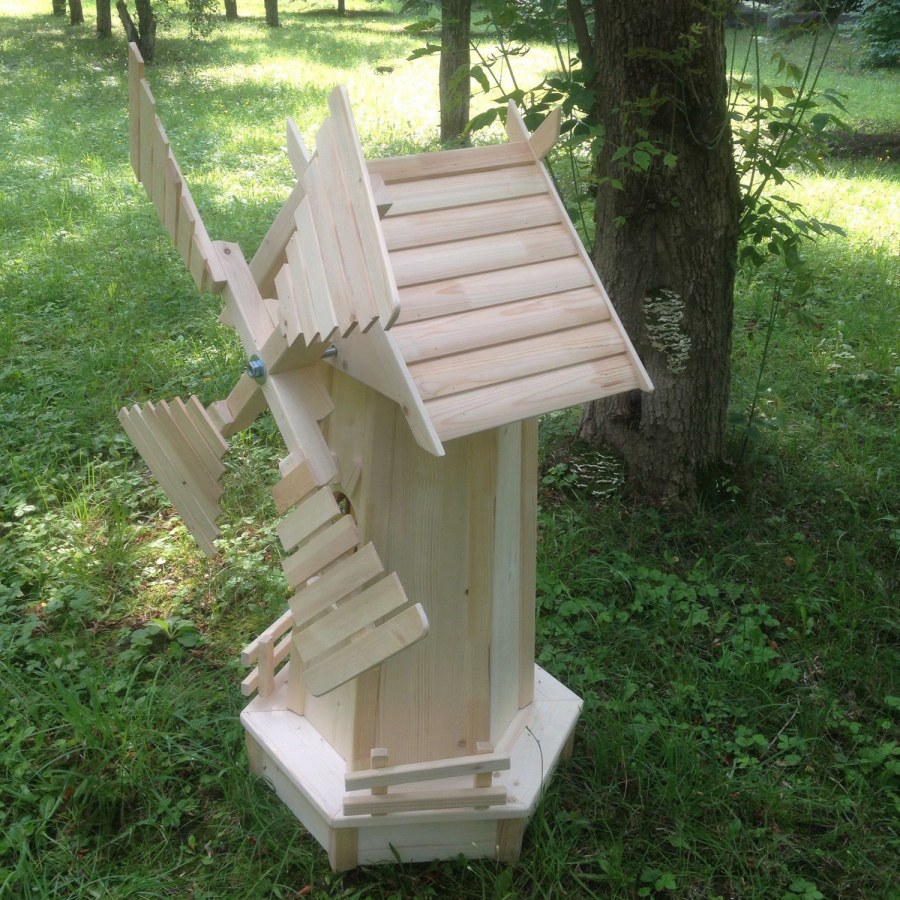 Садовые изделия из дерева для дачи