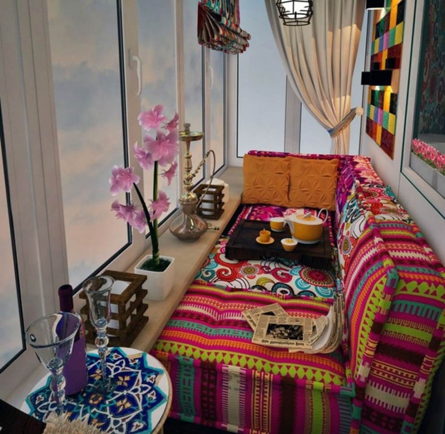 Балкон в Восточном стиле