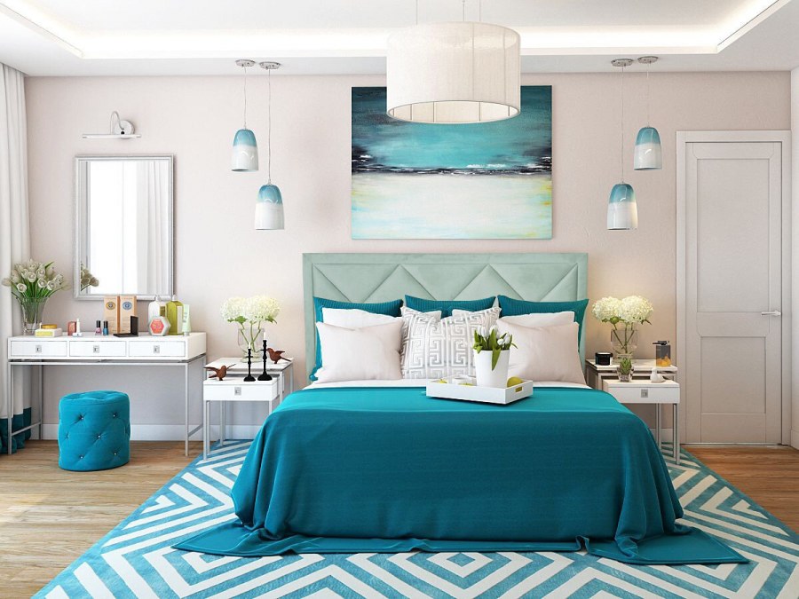 Спальня Тиффани бирюзовая