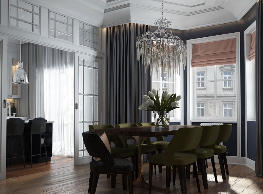 Неоклассический стиль в интерьере