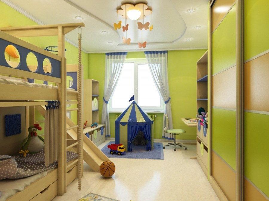 Детские комнаты для мальчиков